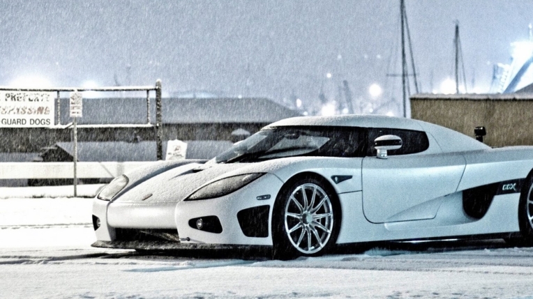 koenigsegg ccx cars snow winter novo Carro novo